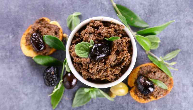 Tapenade d’olives noires maison