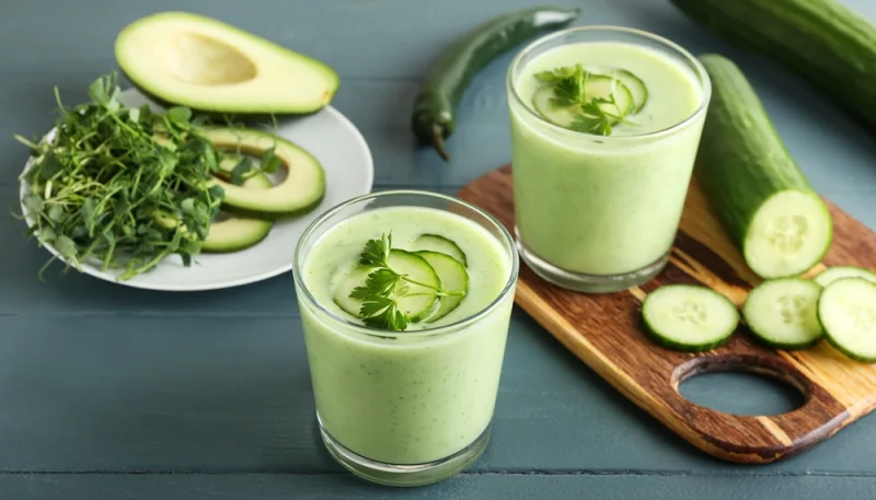 🥑 Smoothie avocat concombre ultra frais