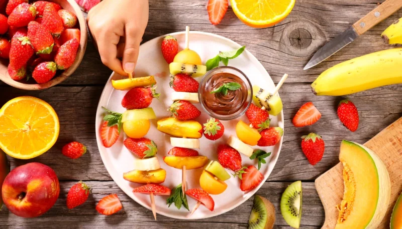 🍡 Brochettes de fruits au chocolat gourmandes
