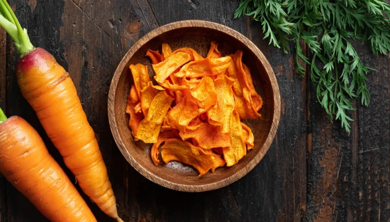 🥕 Chips de carottes croustillantes au four