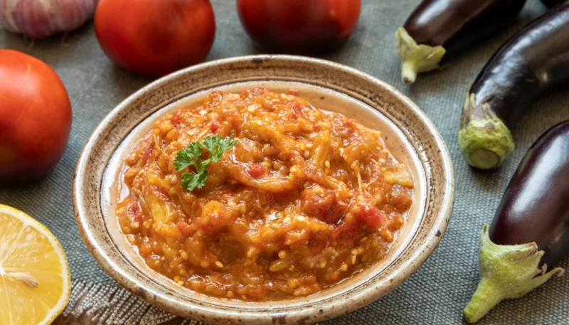 🍆 Zaalouk d’aubergines (salade chaude)