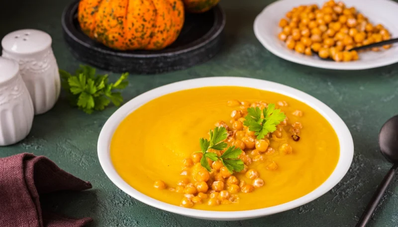 🎃 Velouté de potiron aux pois chiches