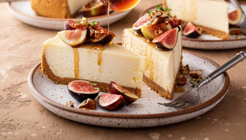 🍰 Cheesecake aux figues et miel