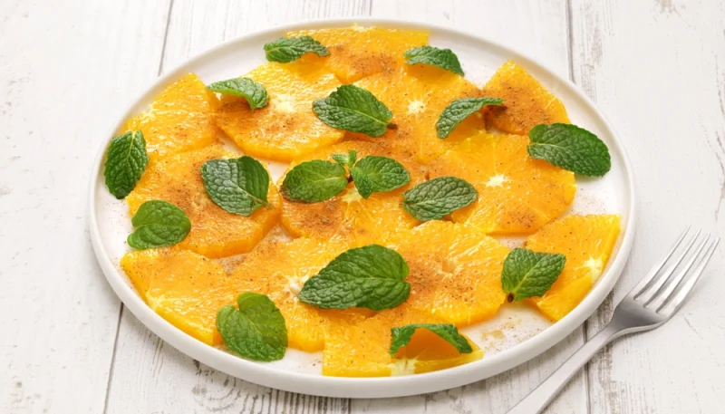 🍊 Salade d’oranges à la menthe