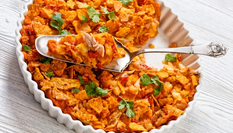🍗 Gratin de poulet croustillant aux chips
