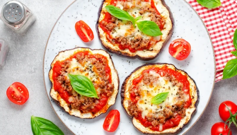 🍆 Mini pizzas d’aubergines faciles