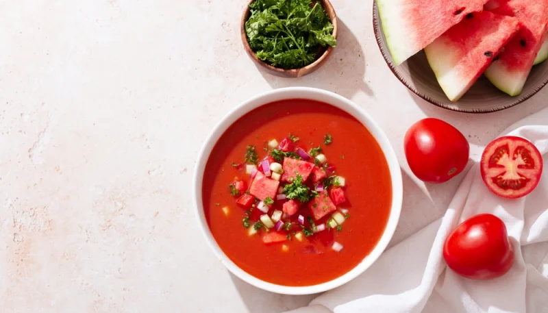 🍉 Gaspacho pastèque et tomate frais