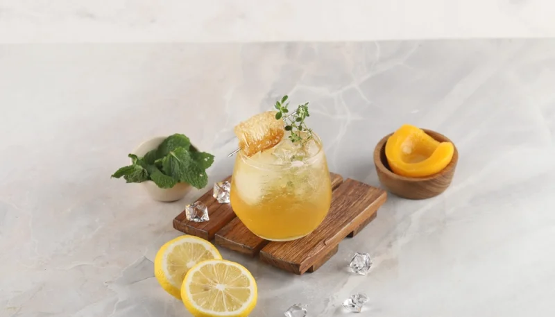🍑 Cocktail pêche miel citron ultra rafraîchissant