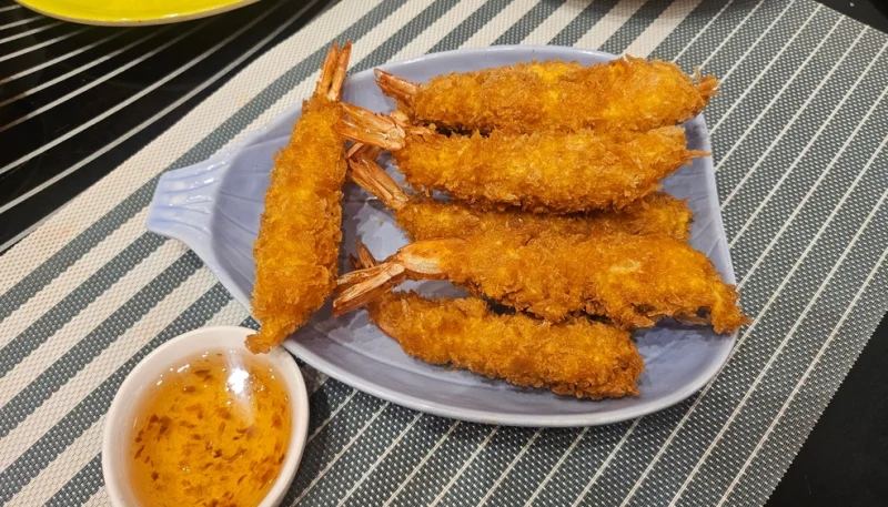 🍤✨ Crevettes panées croustillantes