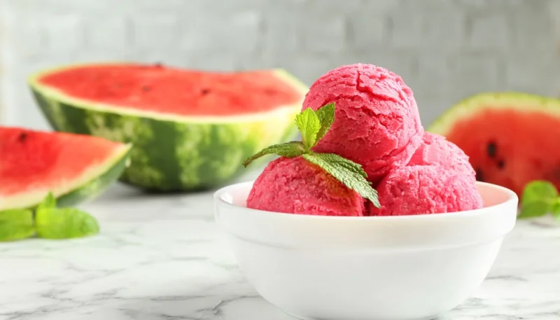🍉 Sorbet pastèque maison ultra rafraîchissant