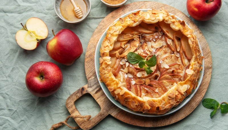 🍏 Tarte rustique aux pommes et amandes