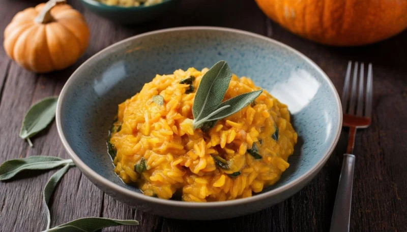 🎃 Risotto crémeux à la courge et sauge