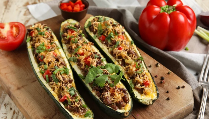 🥒 Courgettes farcies gratinées au four maison