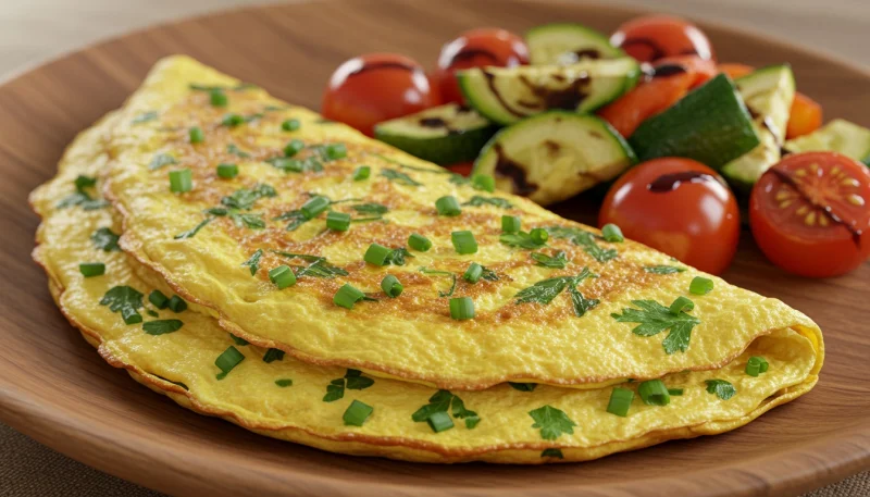 🍳 Omelette aux herbes ultra simple