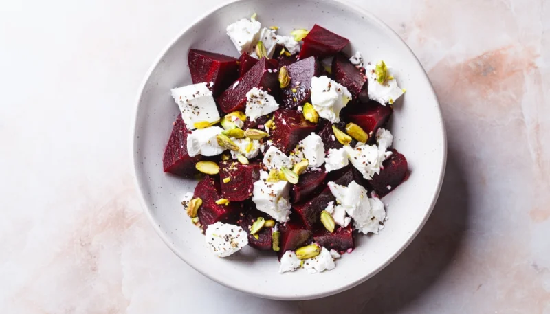 🥗 Salade de betteraves, feta et pistaches