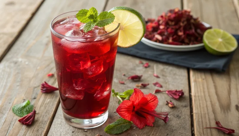 🌺 Thé glacé hibiscus citron ultra rafraîchissant