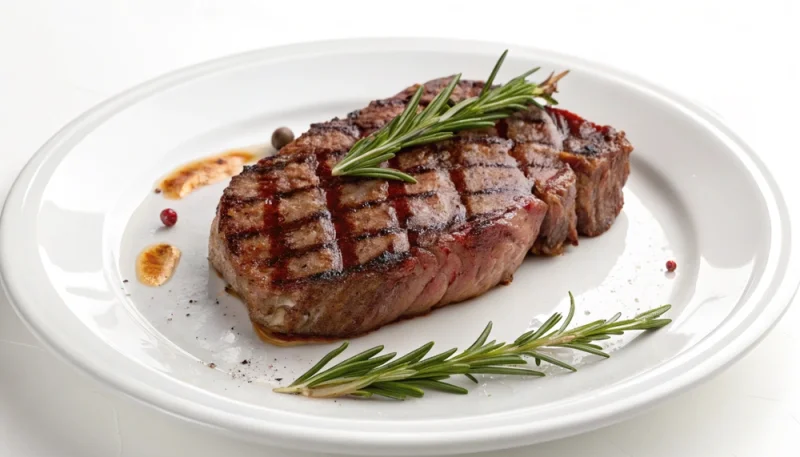 🥩🌿 Steak grillé au romarin