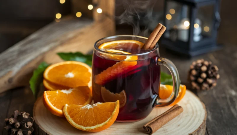 🍷🍊 Vin chaud aux épices facile