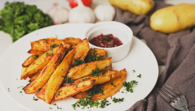 🍟 Frites de pommes de terre au four faciles