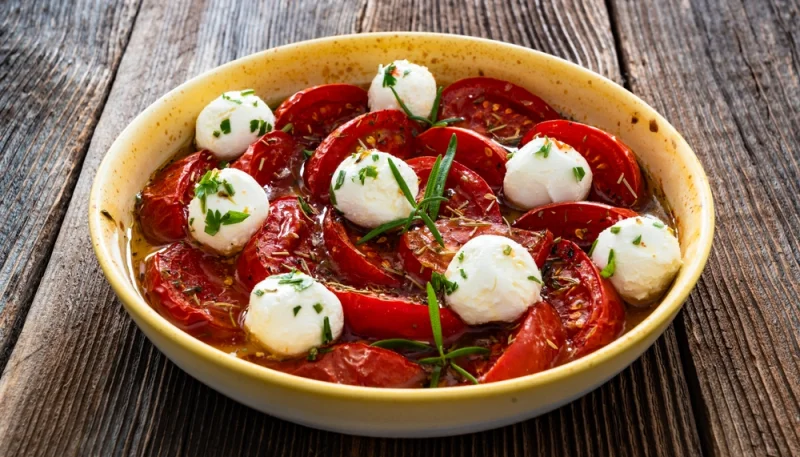 🍅 Tomates rôties à la mozzarella fondante
