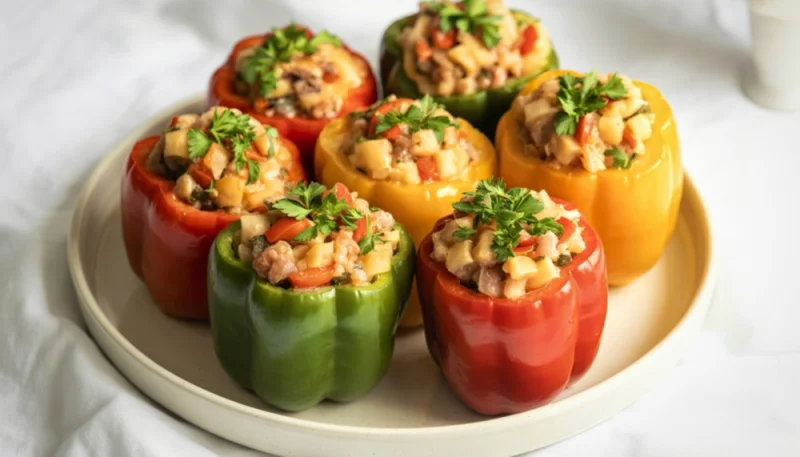 🌶️ Poivrons farcis colorés et gourmands