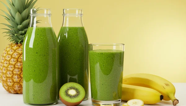 🥝 Smoothie vert kiwi banane et ananas