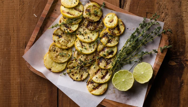 🥒 Courgettes grillées citron et thym