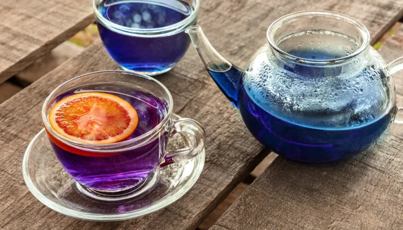 💜🍋 Infusion de fleurs de pois papillon (Butterfly pea tea)