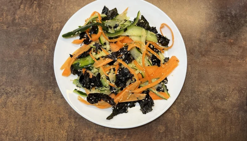 🥕 Salade croquante aux légumes et algues