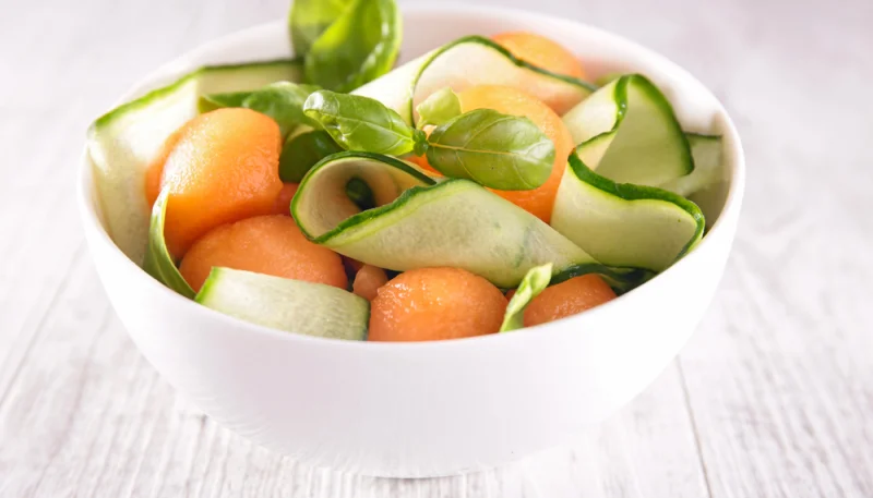 🍈 Salade melon et concombre fraîcheur