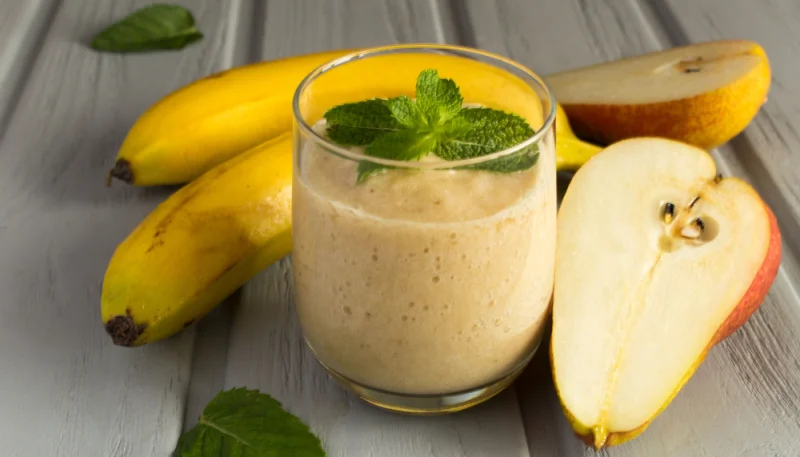 🍌 Smoothie banane et poire crémeux