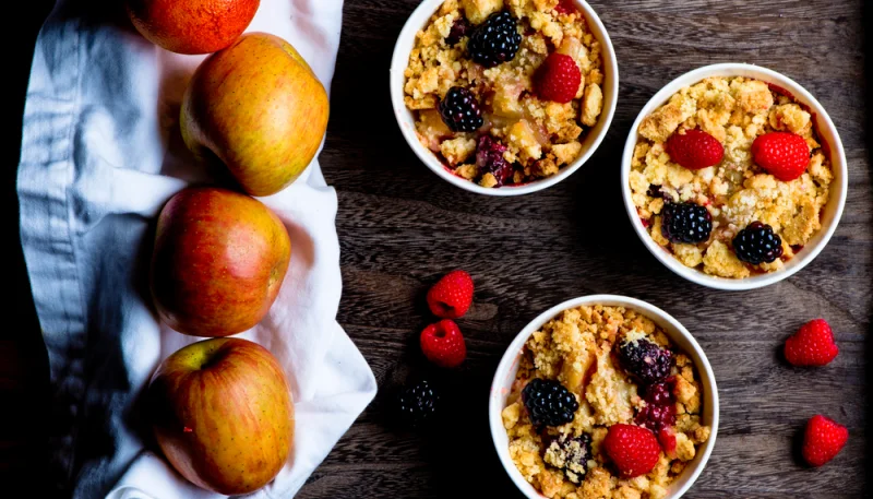 🍎 Crumble aux pommes et fruits rouges