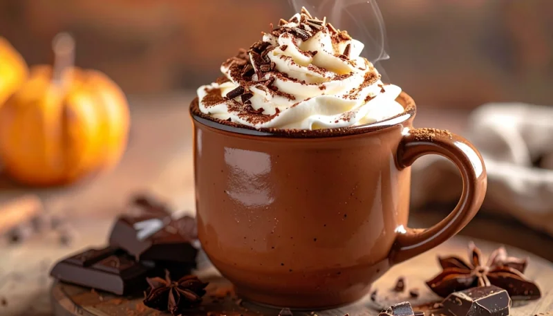 ☕ Chocolat chaud épicé à la chantilly