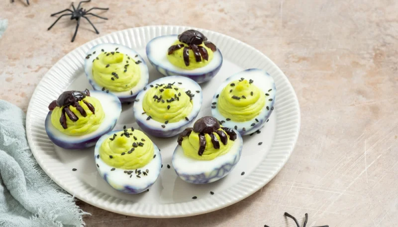 🕷️ Œufs mimosa araignées pour Halloween