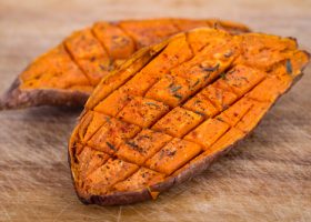 Patate douce au four