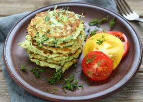 Galettes de chou-fleur au fromage frais