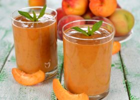 Smoothie pêche abricot
