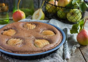 Tarte frangipane poires et chocolat
