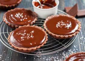 Tartelettes chocolat et caramel au beurre salé