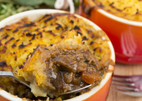 Crumble d'agneau à l'origan