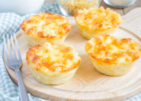 Bouchées au chèvre et oignons