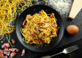 Spaghetti à la carbonara