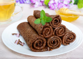 Pâte à crêpes au chocolat