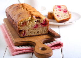 Banana bread aux framboises