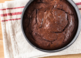 Fondant au chocolat et à la crème de marrons
