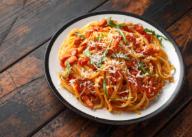 Spaghetti à l'amatriciana